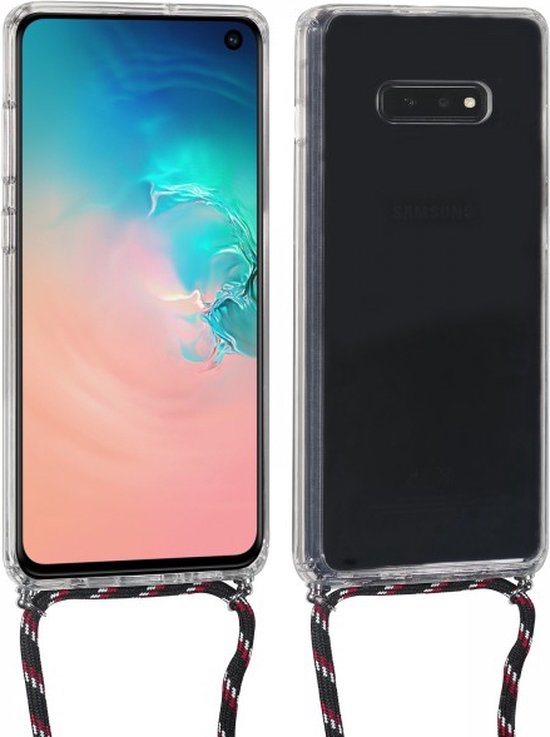 StilGut - Telefoonhoesje Samsung Galaxy S10e - Transparant - Met Koord