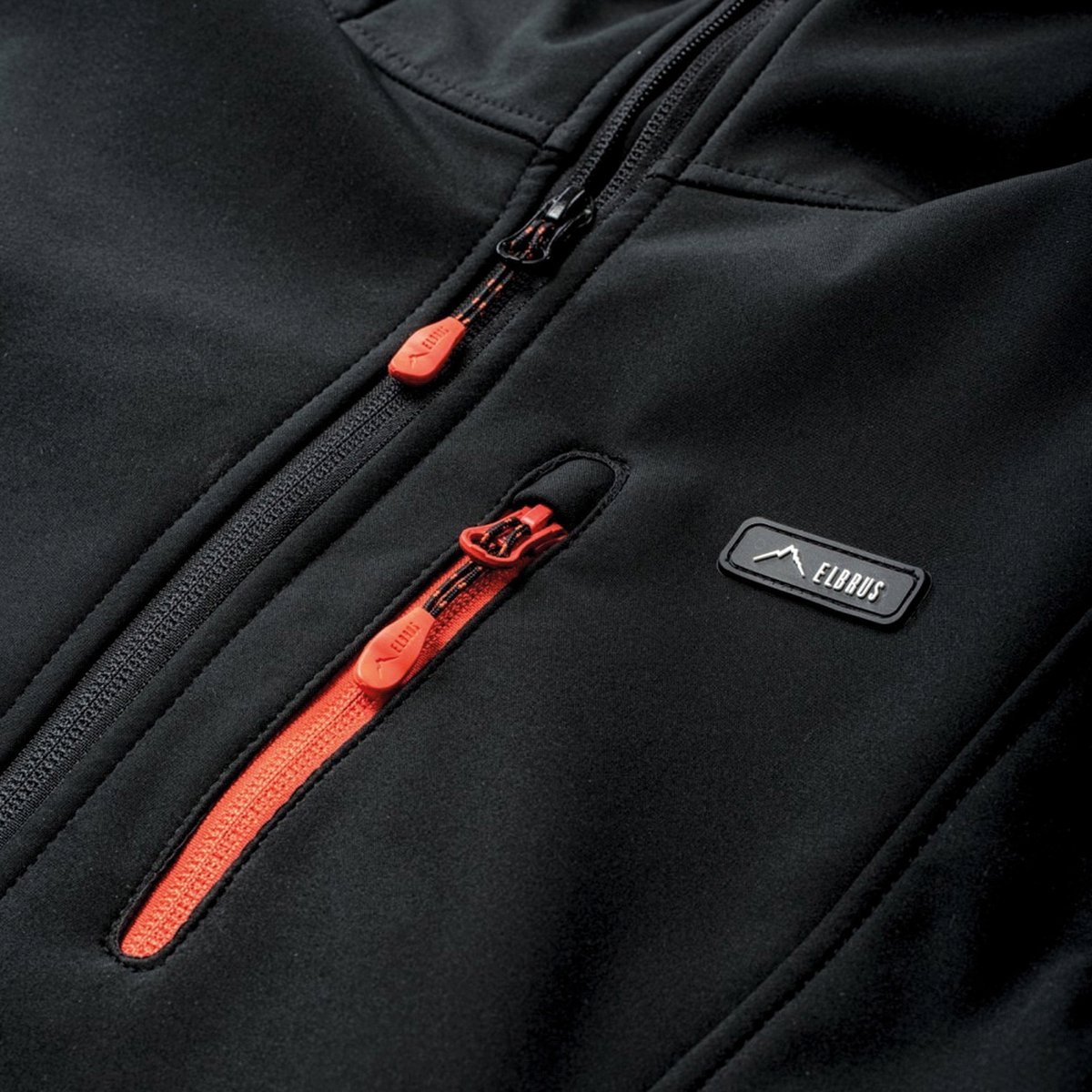 Elbrus Iver Shoftshell Jas Outdoorjas – Vrouwen Oranje