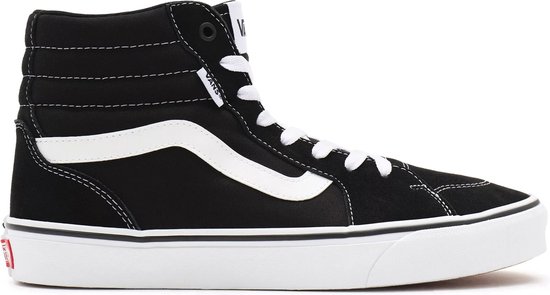 VANS MN Filmore Hi (SUEDE/CANVAS)BLACK/WHITE -Maat 44.5