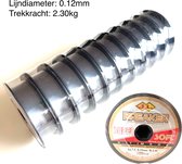 JL BREAKER Vislijnen - 0.12mm - Visdraad - Vislijn nylon - Transparant - 10 rollen - 1000 meters
