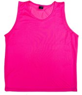 Trainingshesjes roze - 5 stuks - Voetbal hesjes senioren - Maat L/XL - Ciclón Sports sporthesjes