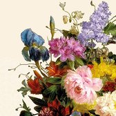 Ambiente Servetten 25x25cm Still Life Bouquet Cream