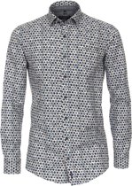 Casa Moda Overhemd licht gewerkt (Maat: 6XL)