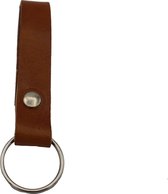 B-Cause Sleutelhanger leer M cognac