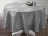 Tafelkleed anti-vlek Cercles gris 240 x 150cm Tafellaken - Decoratieve Tafel Accessoires - Woonkamer Decoratie - Bonne et Plus®