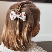 Haarspeldje met strik - retro animal | Bruin | Meisje