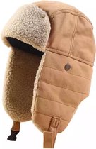 Russische muts - Camel - Beige - Teddy - Bontmuts - Hoed - Wintersport