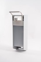 Elleboog dispenser 1000ML voor desinfectiemiddel en/of zeep - zeepdispenser- elleboogdispenser - aluminium zeep pomp - hygiënisch desinfecterend - wand model