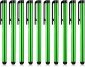 AFECTO® set van 10 stuks stylus pen | groen | voor Tablet, Smartphone en pc