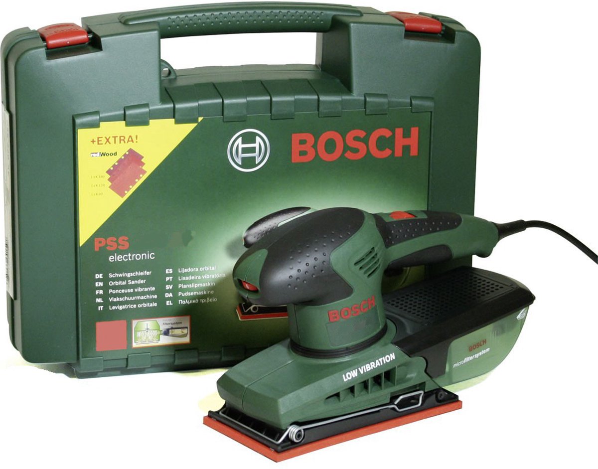 Bosch 200 A Vlakschuurmachine- op snoer - 200 W |