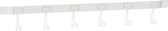 J-Line Kapstok 6 Haken Metaal Wit Large