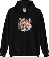 Hoodie Sweater | The Office | Dunder Mifflin | Merchandise | Merch | Kleding - Maat L - Trui - Zwart - Unisex - Katoen - Polyester - Capuchon - Lange mouw - Steekzakken