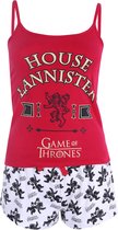 Wit-rode Lannister-pyjama Game of Thrones / XL