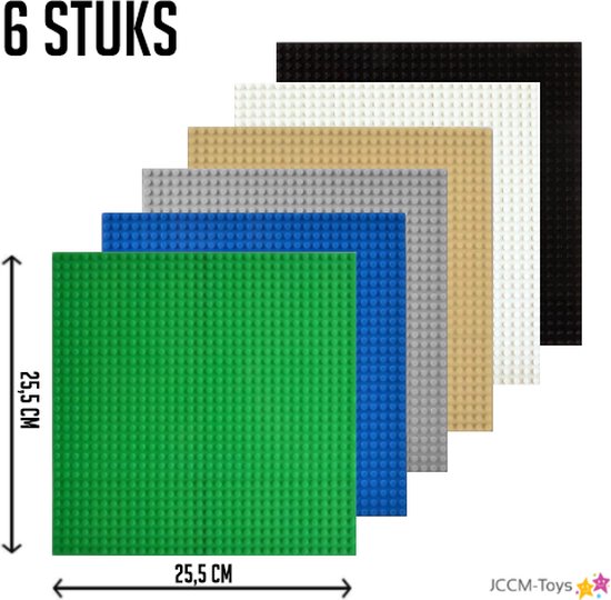 Bouwplaten 32x32 noppen - geschikt voor LEGO - 6 Stuks – Classic  voordeelpakket -... | bol.com