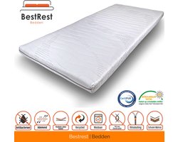 Topdekmatras Cooltouch - Topper Koudschuim - HR - Ca. 7 cm dik - 120x220cm
