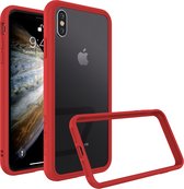 Apple iPhone X/10 Hoesje - Rhinoshield - CrashGuard NX Serie - Hard Kunststof Bumper - Rood - Hoesje Geschikt Voor Apple iPhone X/10