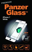 PanzerGlass Case Friendly Gehard Glas Screenprotector Geschikt voor Apple iPhone 7 - Wit