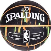 Spalding NBA Marble Out Ball 83882Z, Unisex, Zwart, basketbal, maat: 7