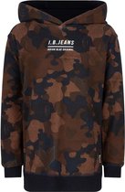 Indian Blue jongens hoodie Camou True Navy