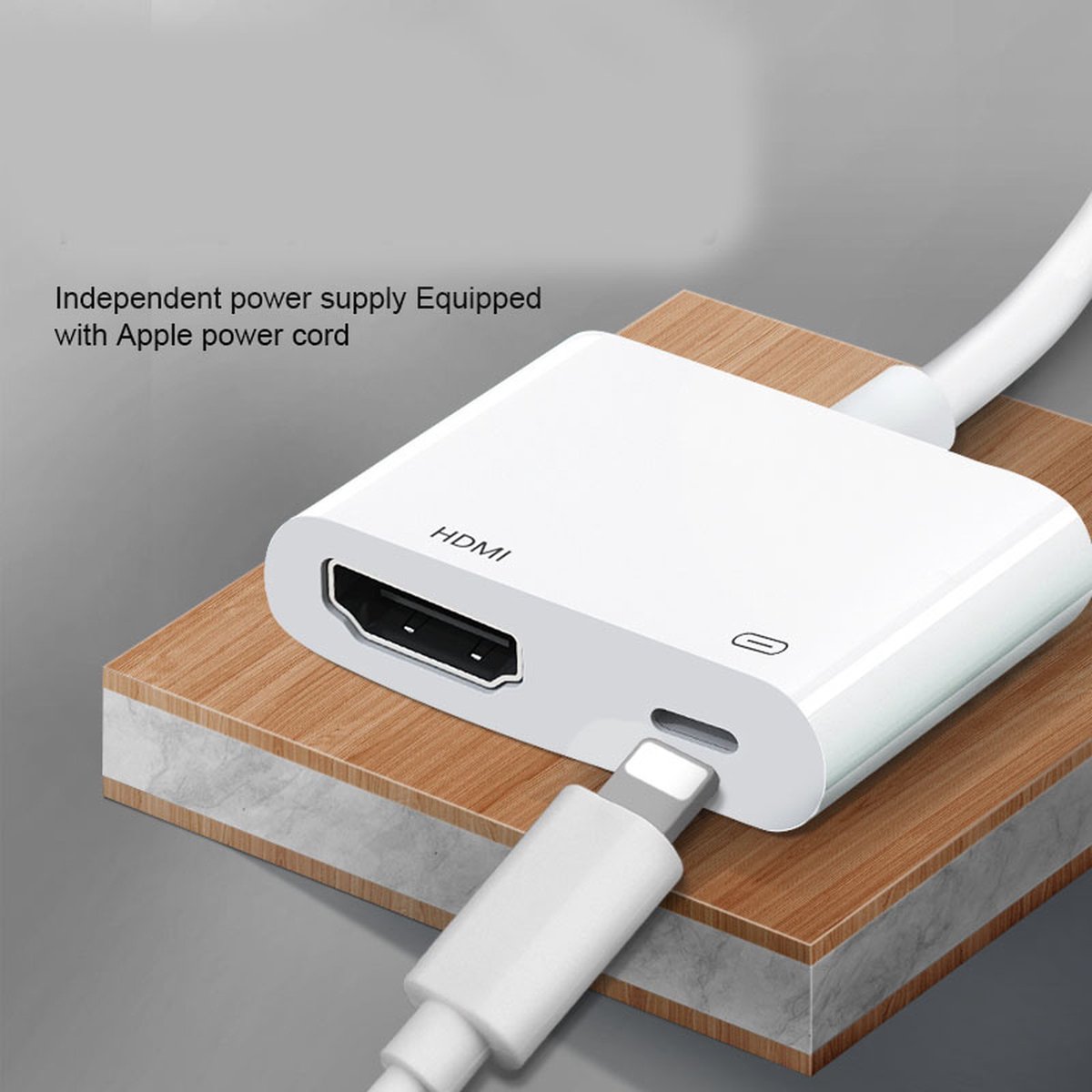 Certifié Apple MFi Adaptateur AV numérique Lightning,Convertisseur d'écran  de Synchronisation Audio et Vidéo