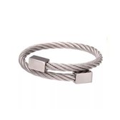 Bracelet câble en acier torsadé Soraro | Bracelet Homme | Bracelet Homme |  Or |... | bol.com