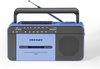 Crosley - Cassettespeler - Draagbare Radio - Bluetooth - Blauw/Grijs