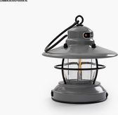 Barebones Mini Edison Lantern - tafel / hanglamp elektrisch - grijs
