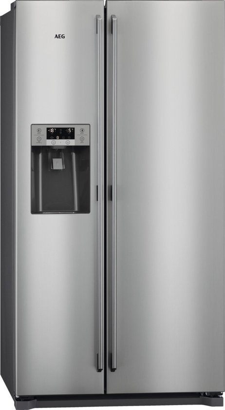 Koelkast: AEG RMB76121NX - Amerikaanse koelkast - RVS, van het merk AEG