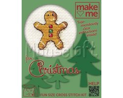 Mini Borduurpakketje - Kerst - Peperkoek Mannetje