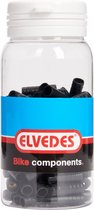Elvedes kabelhoedje 4,3mm PVC zwart sealed (100x) ELV2015057