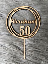 Taarttopper Abraham - 50 jaar - Verjaardag