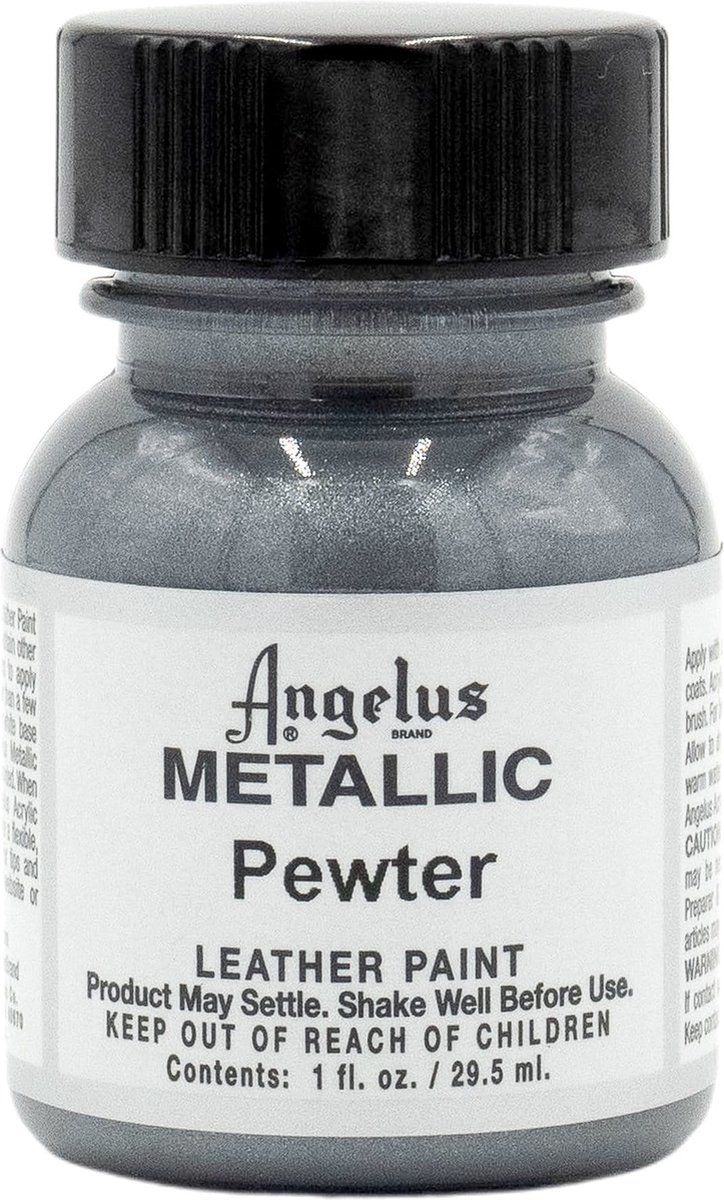 Peinture métallisée pour chaussures et cuir Angelus Metallic