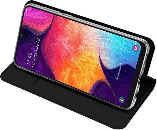 Samsung Galaxy A50 / A30S hoesje - slim fit bookcase - zwart - GSM Hoesje  -... | bol.com