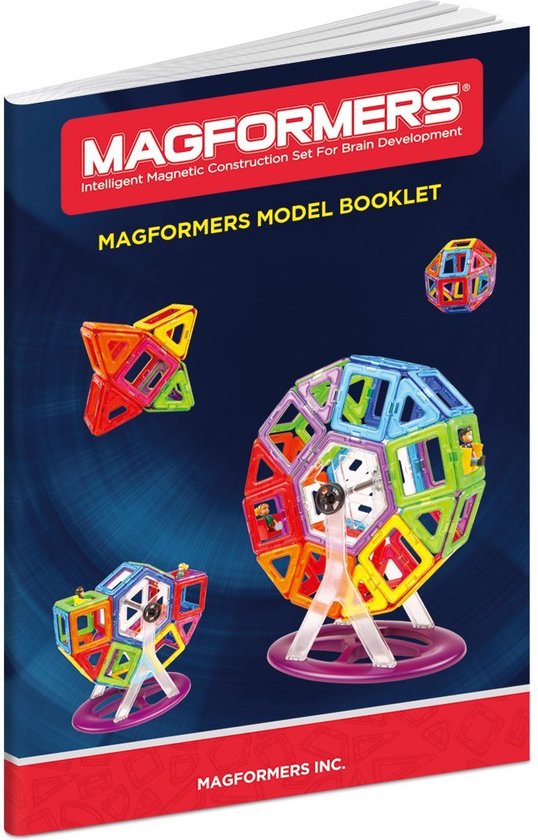 Jeu de Construction Magnétique Magformers Carnaval Set, 46 pièces