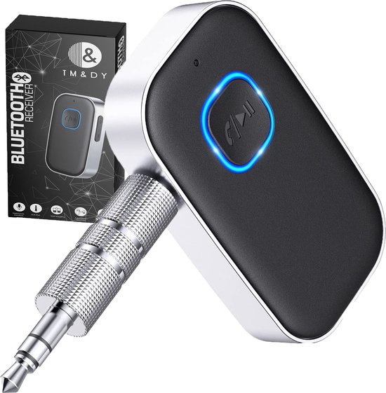 Dader inhalen onderbreken Bluetooth Receiver - 3.5MM AUX - BT 5.0 - Bluetooth via AUX - Handsfree  Bellen -... | bol.com