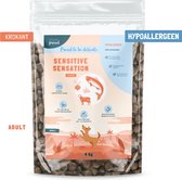 Studio Proud - Hondenvoer - Hypoallergeen - Honden droogvoer - 4 kg - Krokante hondenbrokken - Proud to Be Delicate - Sensitive Sensation