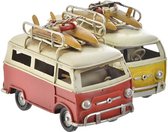 Voertuig DKD Home Decor Decoratie Vintage Bus (2 pcs) (11 x 5 x 7 cm)