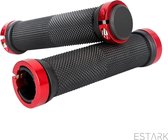 ESTARK® - Fietshandvatten - Lock-On - Handvatten - Universeel - Fiets – Mountainbike – Professioneel - Grips - Extra Grip – Fietshandvaten -Handvaten - Handig te monteren - Anti-sl