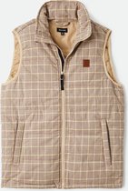 CASS PUFFER VEST Geruit patroon met meerdere kleuren - S