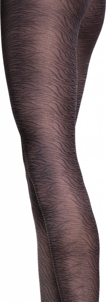 Marc Marcs  zebra print panty maat S/M antraciet