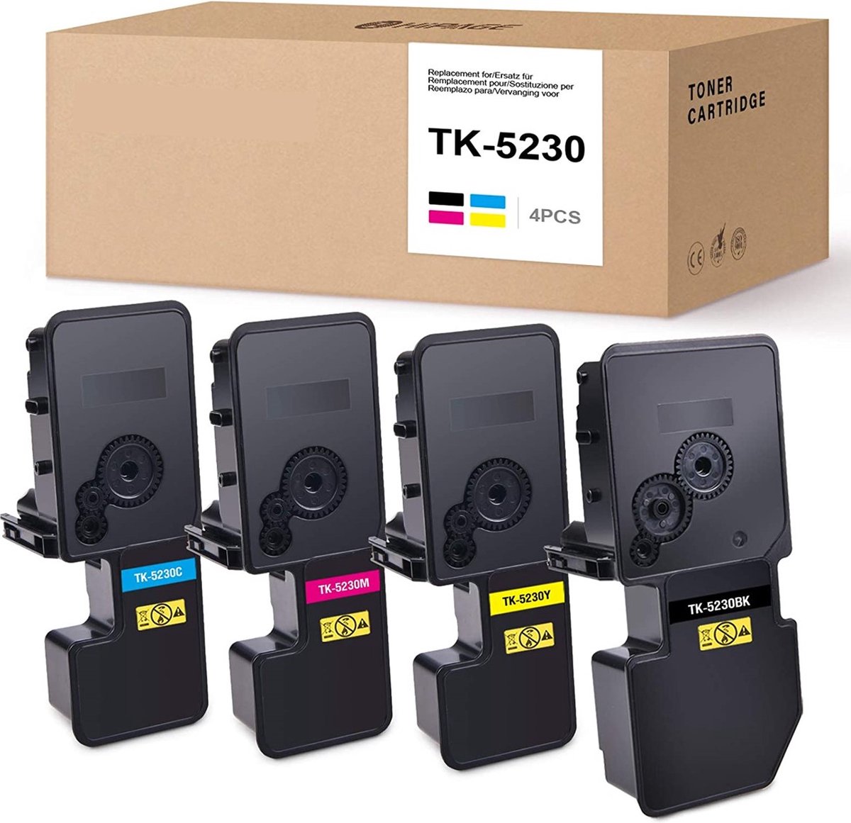 Huismerk Tonercartridge Alternatief voor Kyocera TK-5230 - Multipack