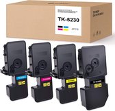G&G TK5230 Toner Compatibel met Kyocera TK-5230 TK 5230 voor Kyocera ECOSYS P5021cdn P5021cdw M5521cdn M5521cdw (Zwart/Cyaan/Magenta/Geel)