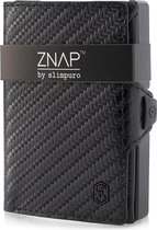 ZNAP Slim Wallet 12 pasjes muntvak 8 x 1,8 x 6 cm (BxHxD) RFID bescherming