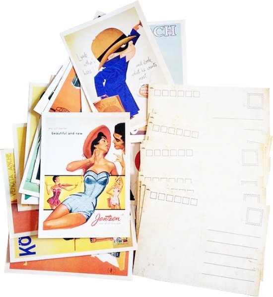 Ensemble de 32 cartes Vintage | Coffret Cartes Postales | Cartes postales  des années... | bol.com