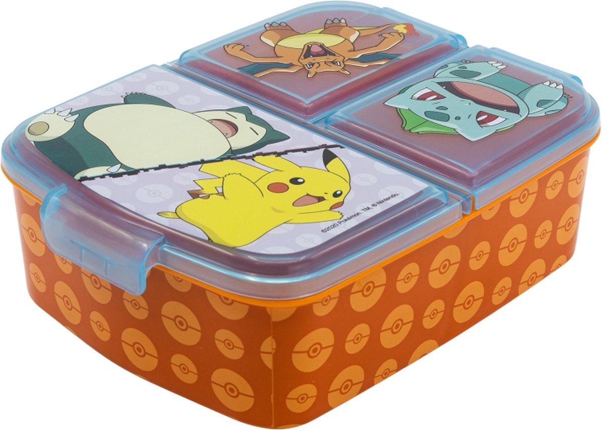 Lunchtrommel met Compartimenten Pokémon 08020