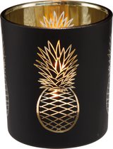Goebel® - Kerst | Windlicht "Pineapple" | Glas, 8cm, theelicht, waxinelicht houder