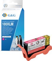 G&G 100XL 100 XL Inkcartridge magenta Vervanging Lexmark 100XL Lexmark 100 XL Huismerk