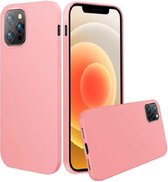 Siliconen back cover case - Geschikt voor iPhone11 - TPU hoesje Roze