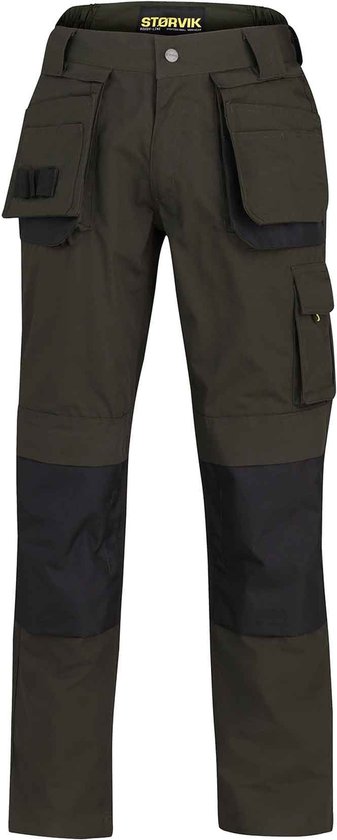 Pantalon de travail STØRVIK Homme Vert olive - Taille S - DAVID