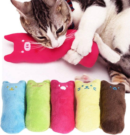 Cabantis|Catnip knuffeldier|Katten-speelgoed|Kattenkruid|Knuffeldier|Groen